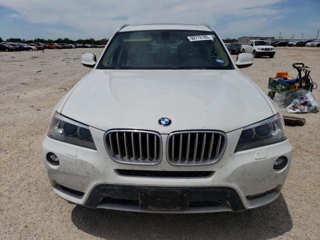 5UXWX7C59E0E75192 - 2014 BMW X3 XDRIVE35I WHITE photo 5