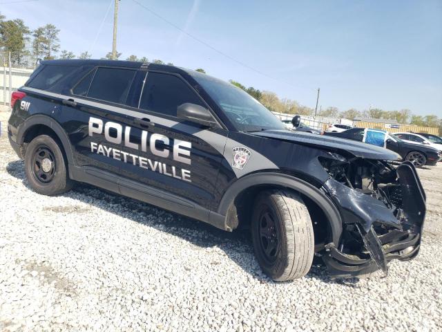 1FM5K8AB6MGA65104 - 2021 FORD EXPLORER POLICE INTERCEPTOR 黑色 照片 4
