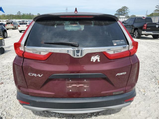 2HKRW6H31HH217756 - 2017 HONDA CR-V LX RED photo 6