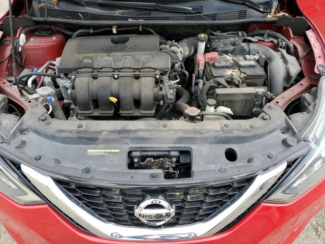 3N1AB7AP4JL625317 - 2018 NISSAN SENTRA S RED photo 11