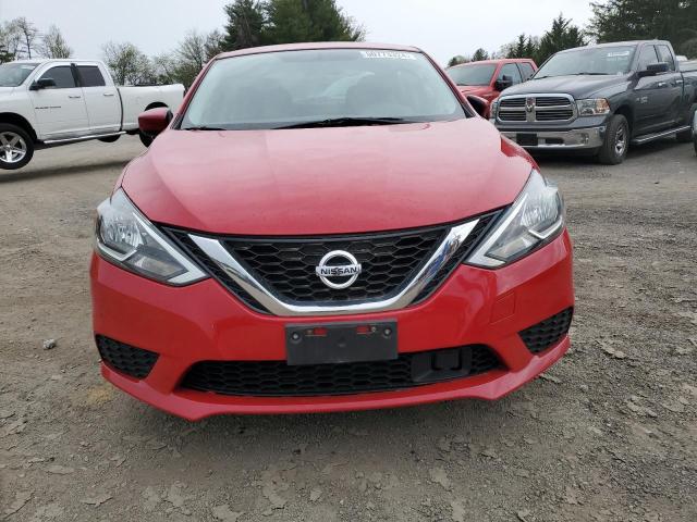 3N1AB7AP4JL625317 - 2018 NISSAN SENTRA S RED photo 5