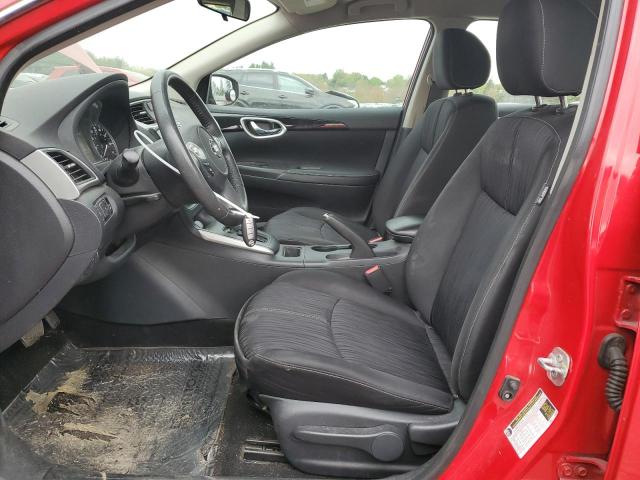 3N1AB7AP4JL625317 - 2018 NISSAN SENTRA S RED photo 7