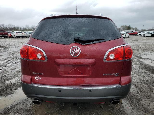 5GAER13758J208280 - 2008 BUICK ENCLAVE CX RED photo 6