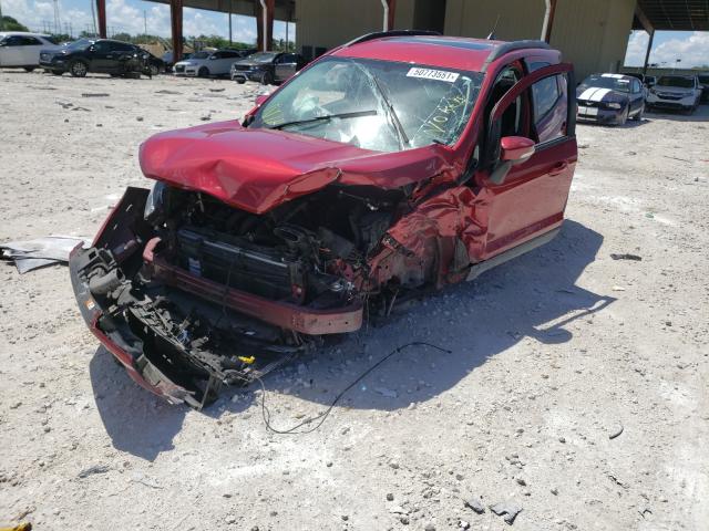 MAJ6P1UL3JC236552 - 2018 FORD ECOSPORT SE BURGUNDY photo 9