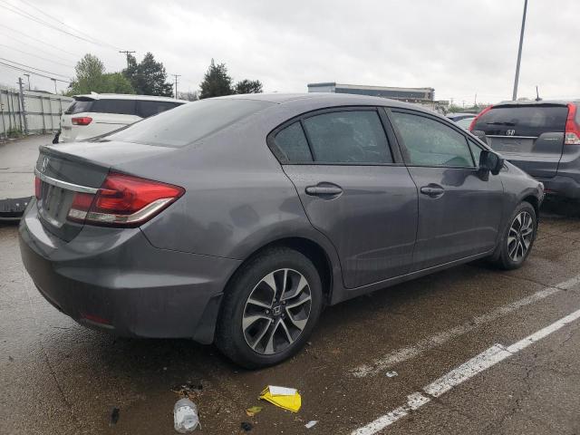 19XFB2F85FE015672 - 2015 HONDA CIVIC EX GRAY photo 3