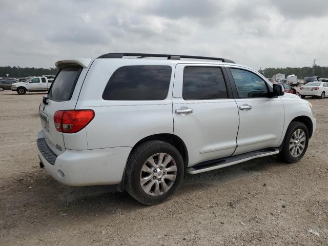 5TDZY67A78S015217 - 2008 TOYOTA SEQUOIA PLATINUM WHITE photo 3