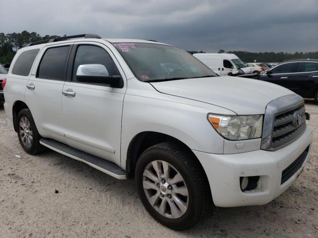 5TDZY67A78S015217 - 2008 TOYOTA SEQUOIA PLATINUM WHITE photo 4