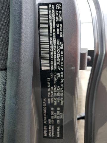 ZASPAKBNXK7C51920 - 2019 ALFA ROMEO STELVIO TI GRAY photo 14