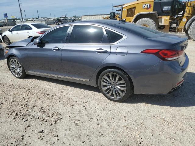 KMHGN4JF1HU173410 - 2017 GENESIS G80 ULTIMATE GRAY photo 2