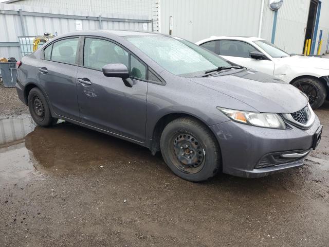 2HGFB2F44FH025595 - 2015 HONDA CIVIC LX GRAY photo 4