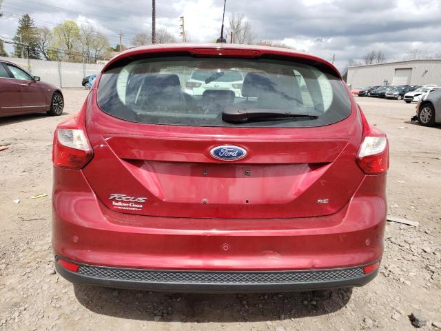 1FADP3K2XEL257577 - 2014 FORD FOCUS SE RED photo 6