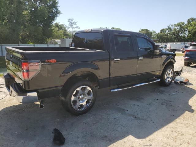 1FTFW1CV8AFB43783 - 2010 FORD F150 SUPERCREW BLACK photo 3