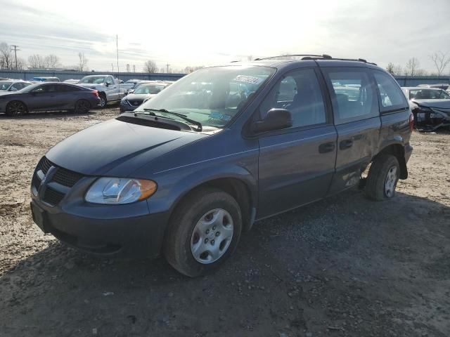 1B4GP25B12B699806 - 2002 DODGE CARAVAN SE BLUE photo 1