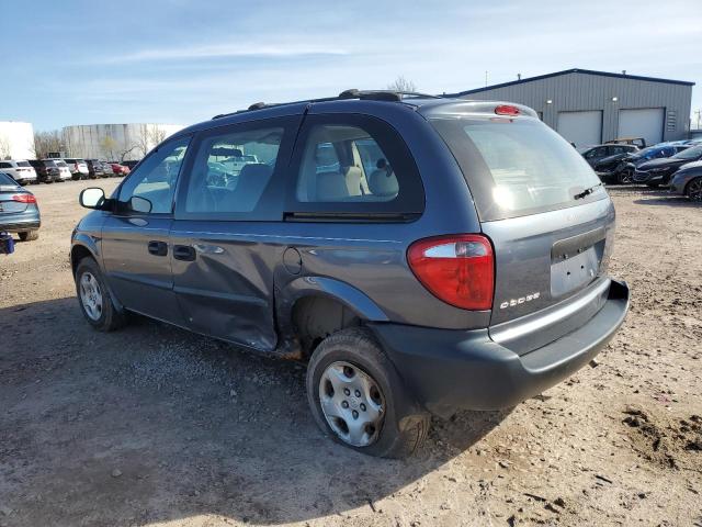 1B4GP25B12B699806 - 2002 DODGE CARAVAN SE BLUE photo 2