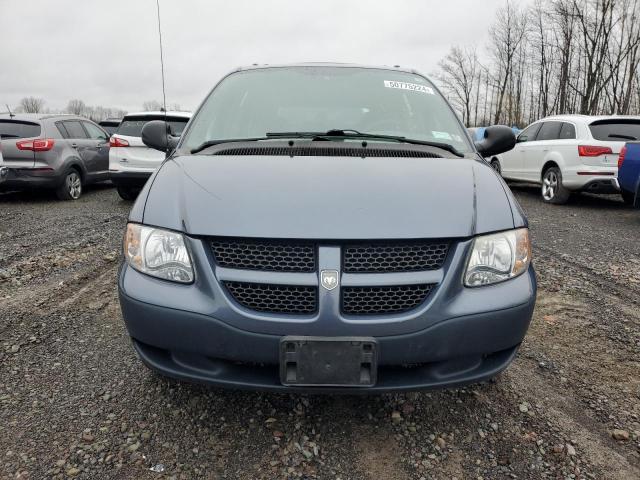 1B4GP25B12B699806 - 2002 DODGE CARAVAN SE BLUE photo 5