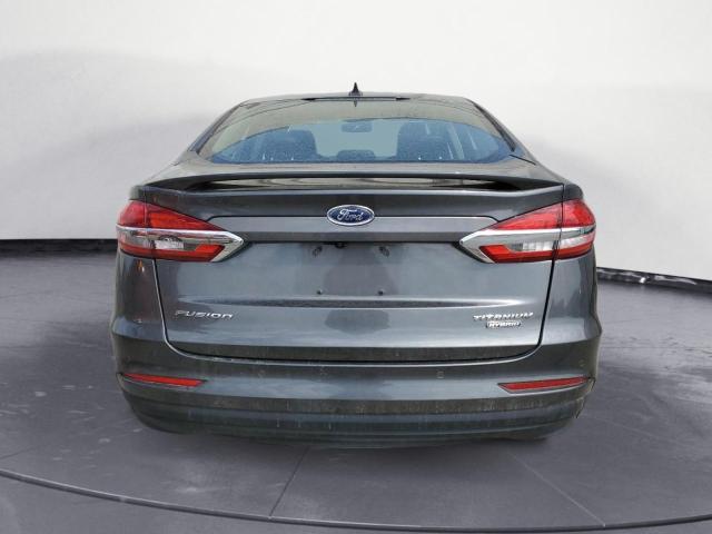 3FA6P0RU3LR132742 - 2020 FORD FUSION TITANIUM GRAY photo 6