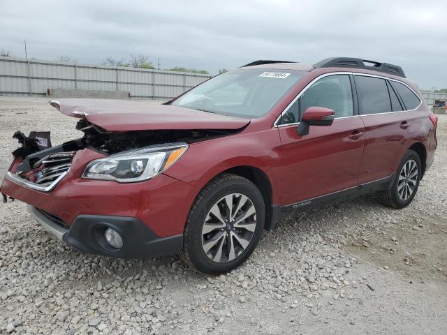 4S4BSENC0H3370776 - 2017 SUBARU OUTBACK 3.6R LIMITED RED photo 1