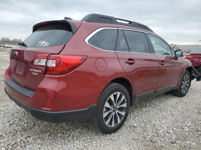4S4BSENC0H3370776 - 2017 SUBARU OUTBACK 3.6R LIMITED RED photo 3