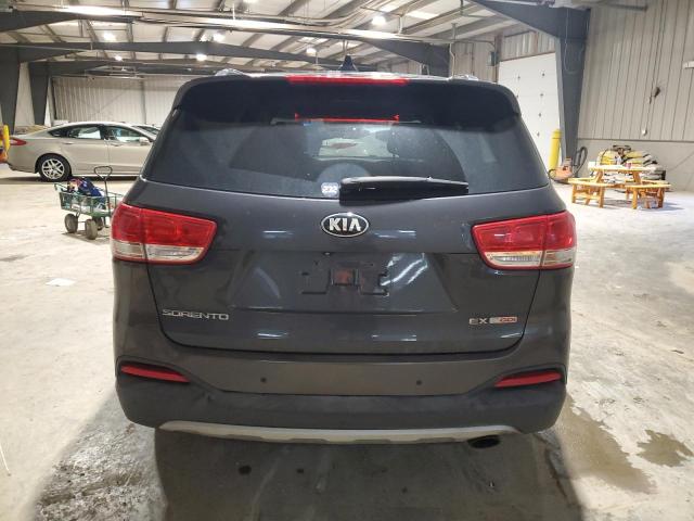 5XYPHDA18GG090699 - 2016 KIA SORENTO EX BLACK photo 6