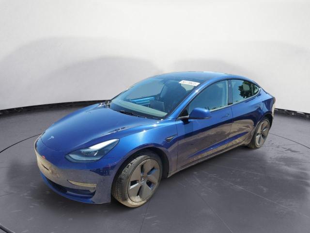 5YJ3E1EA0PF448224 - 2023 TESLA MODEL 3 BLUE photo 1