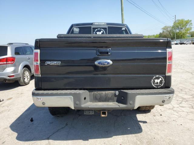 1FTPW14V89FA32293 - 2009 FORD F150 SUPERCREW BLACK photo 6