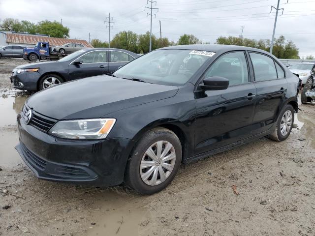 3VW2K7AJ8EM399809 - 2014 VOLKSWAGEN JETTA BASE 黑色 照片 1