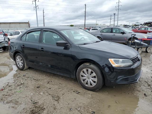 3VW2K7AJ8EM399809 - 2014 VOLKSWAGEN JETTA BASE 黑色 照片 4