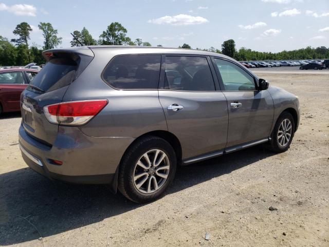 5N1AR2MN3FC601711 - 2015 NISSAN PATHFINDER S GRAY photo 3