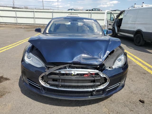 5YJSA1CN1DFP24807 - 2013 TESLA MODEL S 蓝色 照片 5