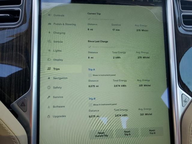 5YJSA1CN1DFP24807 - 2013 TESLA MODEL S 蓝色 照片 9