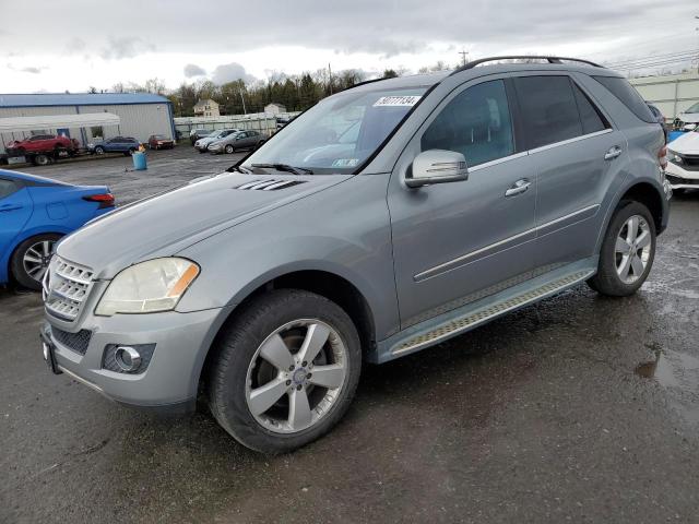 4JGBB8GBXBA651041 - 2011 MERCEDES-BENZ ML 350 4MATIC SILVER photo 1