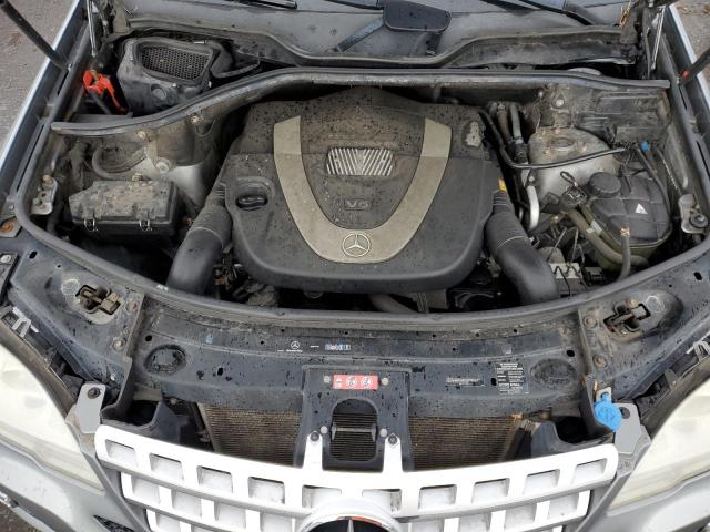 4JGBB8GBXBA651041 - 2011 MERCEDES-BENZ ML 350 4MATIC SILVER photo 11