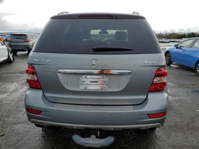 4JGBB8GBXBA651041 - 2011 MERCEDES-BENZ ML 350 4MATIC SILVER photo 6