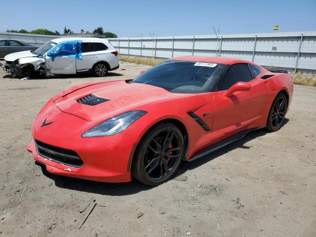 1G1YB2D72K5121028 - 2019 CHEVROLET CORVETTE STINGRAY 1LT RED photo 1