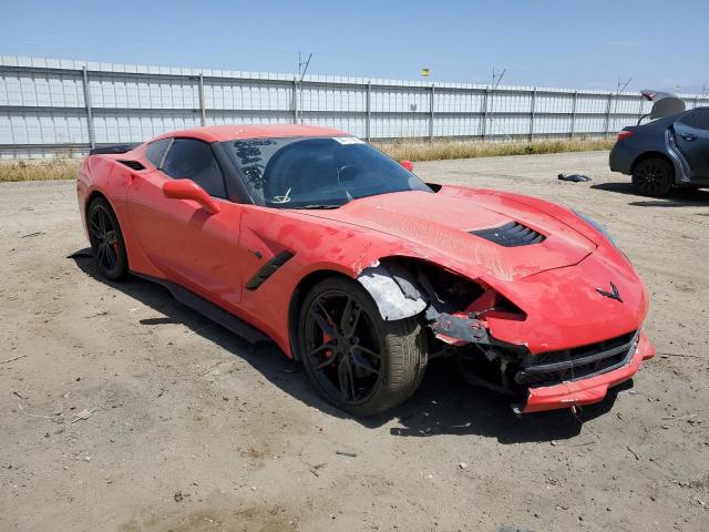 1G1YB2D72K5121028 - 2019 CHEVROLET CORVETTE STINGRAY 1LT RED photo 4