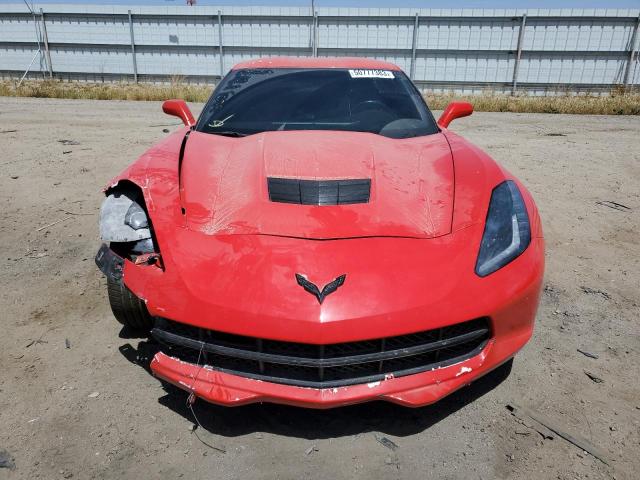 1G1YB2D72K5121028 - 2019 CHEVROLET CORVETTE STINGRAY 1LT RED photo 5