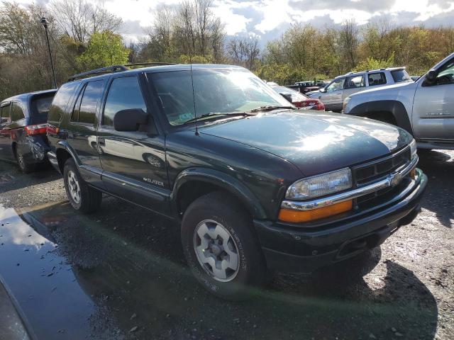 1GNDT13WX2K223143 - 2002 CHEVROLET BLAZER GREEN photo 4