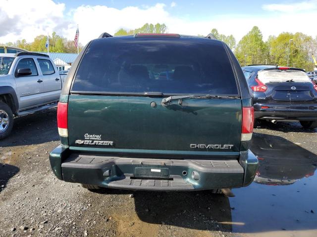 1GNDT13WX2K223143 - 2002 CHEVROLET BLAZER GREEN photo 6