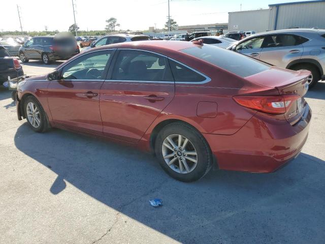 5NPE24AF7FH176663 - 2015 HYUNDAI SONATA SE RED photo 2