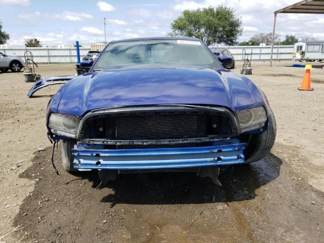 1ZVBP8AM7E5248662 - 2014 FORD MUSTANG BLUE photo 5