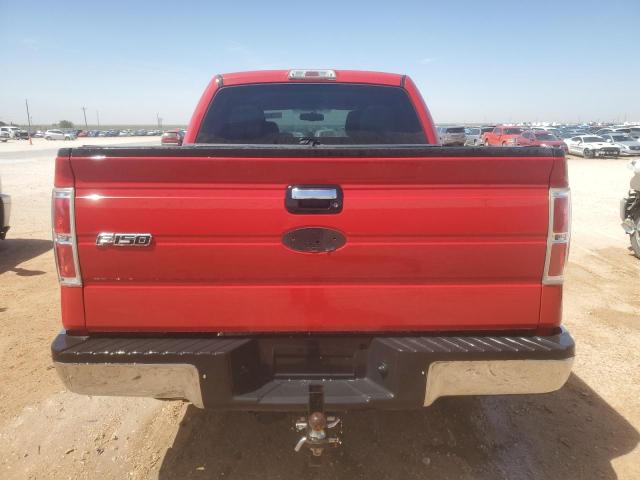 1FTEW1C89AFC50640 - 2010 FORD F150 SUPERCREW RED photo 6