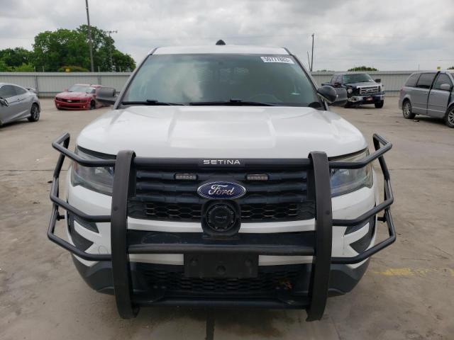 1FM5K8AR0HGB92921 - 2017 FORD EXPLORER POLICE INTERCEPTOR WHITE photo 5