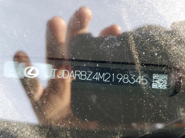 JTJDARBZ4M2198345 - 2021 LEXUS NX 300 BASE Boz foto 12