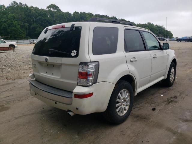 4M2CU87G49KJ02786 - 2009 MERCURY MARINER PREMIER WHITE photo 4