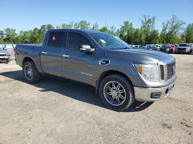 1N6AA1EK4HN507156 - 2017 NISSAN TITAN S SILVER photo 4