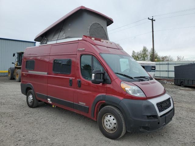 3C6LRVDG1ME578913 - 2021 RAM PROMASTER 2500 HIGH BURGUNDY photo 1