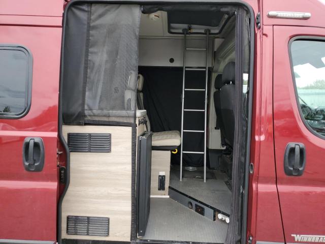 3C6LRVDG1ME578913 - 2021 RAM PROMASTER 2500 HIGH Бордовый фото 6