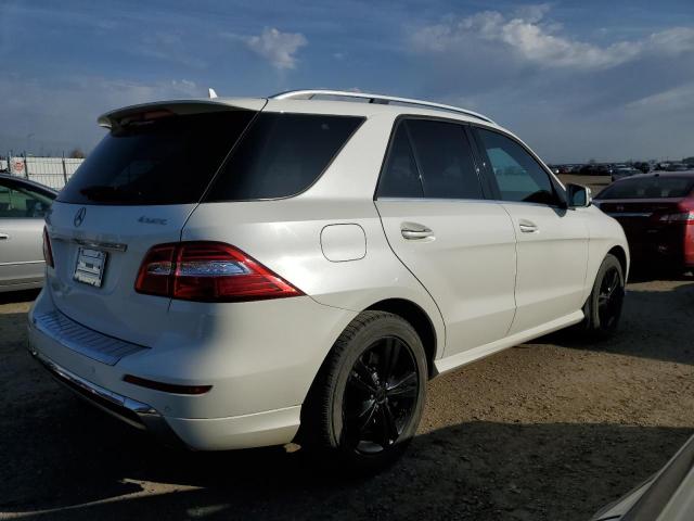 4JGDA7DB6EA400578 - 2014 MERCEDES-BENZ ML 550 4MATIC WHITE photo 3