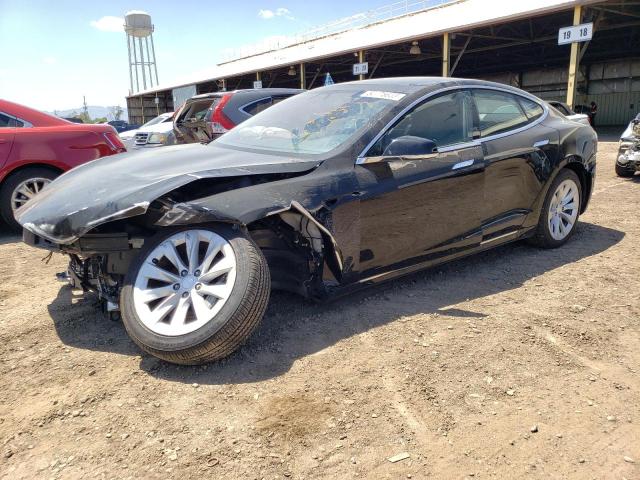 5YJSA1E12HF199482 - 2017 TESLA MODEL S Սև լուսանկար 1