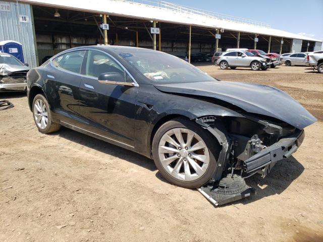 5YJSA1E12HF199482 - 2017 TESLA MODEL S Սև լուսանկար 4